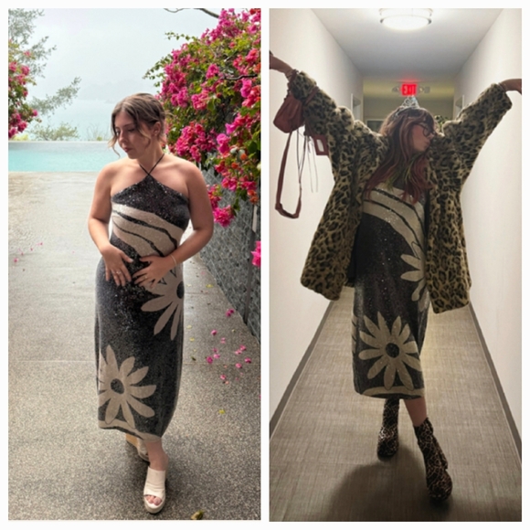 Farm Rio Sequin Maxidress - Picture 4 of 7